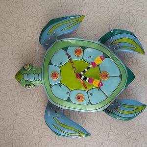 Ceramic Turtle Clock